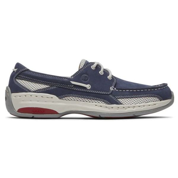 DUNHAM | MEN'S CAPTAIN BOAT SHOE-NAVY NUBUCK