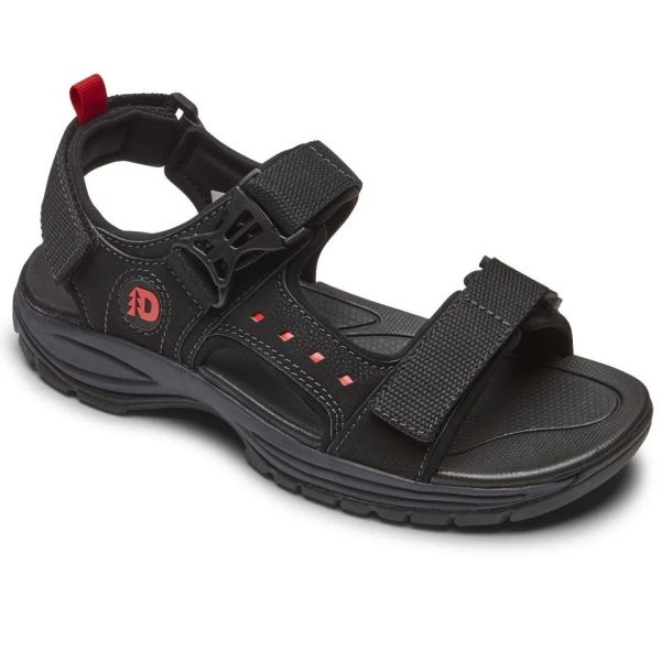 DUNHAM | MEN'S NOLAN WATER-FRIENDLY SANDAL-BLACK