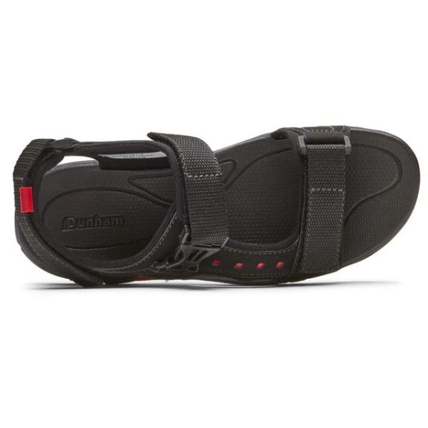 DUNHAM | MEN'S NOLAN WATER-FRIENDLY SANDAL-BLACK