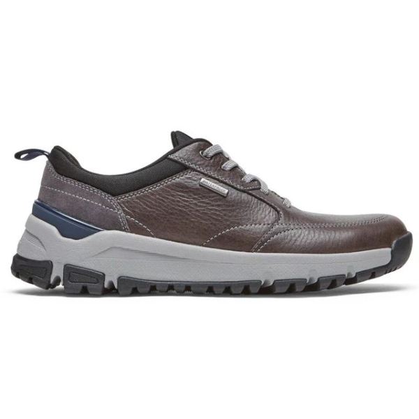 DUNHAM | MEN'S GLASTONBURY WATERPROOF UBAL WALKING SHOE-STEEL GREY LEATHER/SUEDE