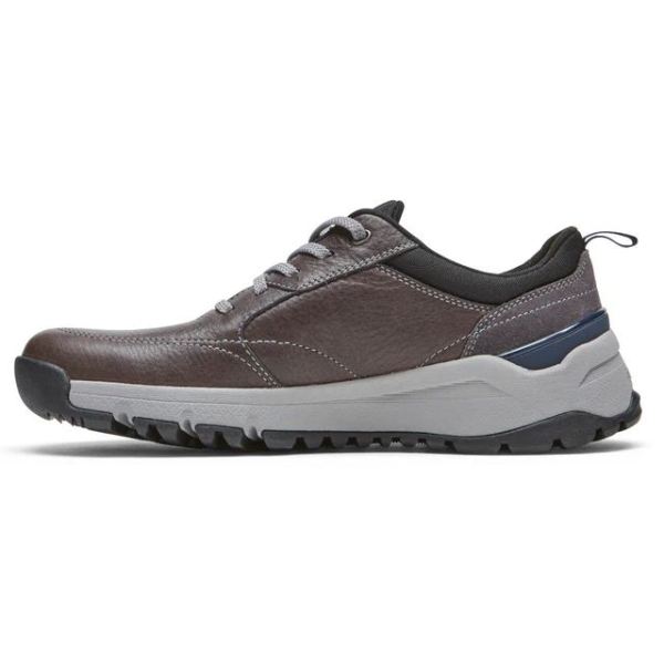 DUNHAM | MEN'S GLASTONBURY WATERPROOF UBAL WALKING SHOE-STEEL GREY LEATHER/SUEDE