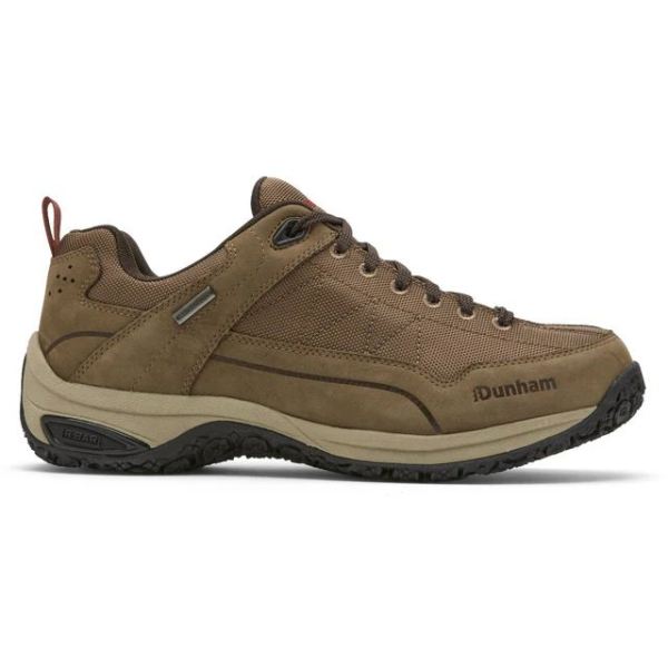 DUNHAM | MEN'S CLOUD PLUS WATERPROOF LACE-UP TREKKER-VICUNA