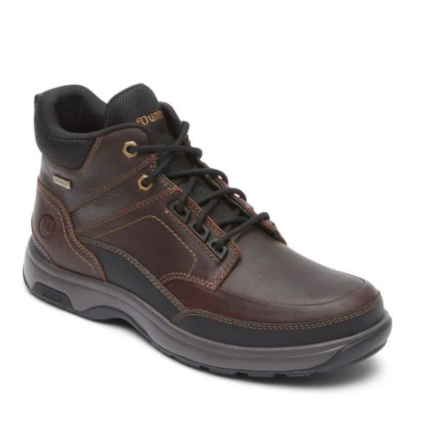 DUNHAM | MEN'S 8000 COUNTRY HIGH LACE-UP BOOT-CHOCOLATE LEATHER