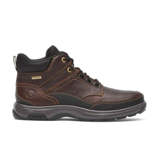 DUNHAM | MEN'S 8000 COUNTRY HIGH LACE-UP BOOT-CHOCOLATE LEATHER