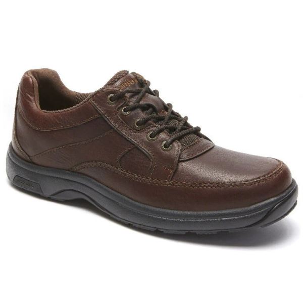 DUNHAM | MEN'S MIDLAND WATERPROOF OXFORD-BROWN