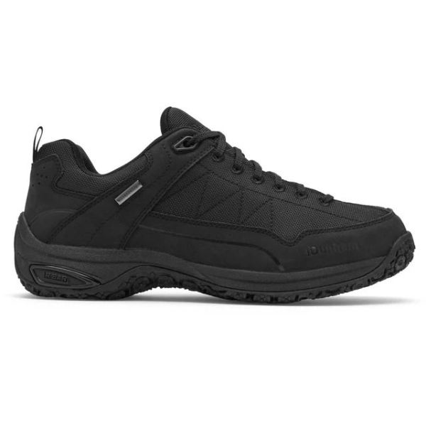 DUNHAM | MEN'S CLOUD PLUS WATERPROOF LACE-UP TREKKER-BLACK