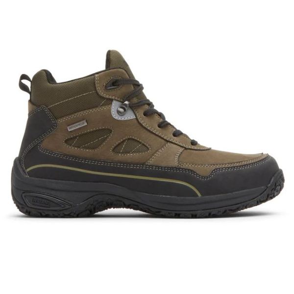 DUNHAM | MEN'S CLOUD PLUS MID II WATERPROOF BOOT-BREEN NUBUCK