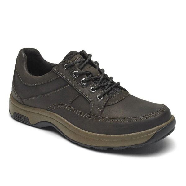 DUNHAM | MEN'S MIDLAND WATERPROOF OXFORD-BROWN NUBUCK - Click Image to Close