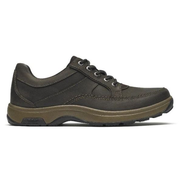 DUNHAM | MEN'S MIDLAND WATERPROOF OXFORD-BROWN NUBUCK