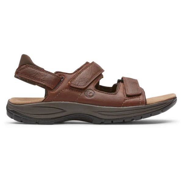 DUNHAM | MEN'S ST. JOHNSBURY WATER-FRIENDLY SANDAL-BROWN