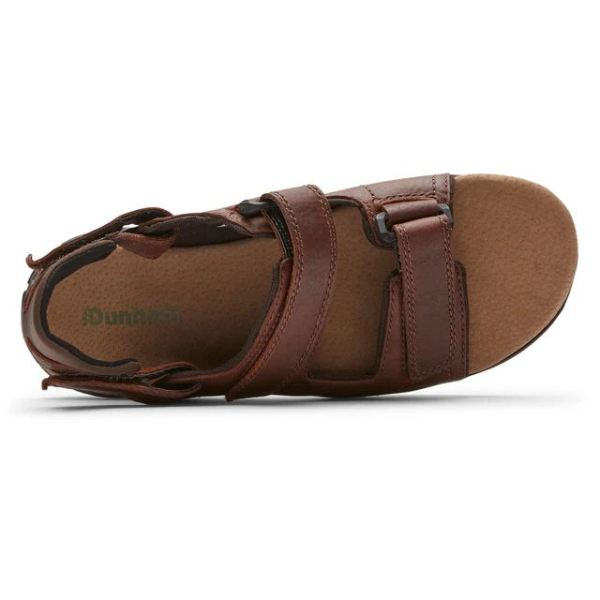 DUNHAM | MEN'S ST. JOHNSBURY WATER-FRIENDLY SANDAL-BROWN