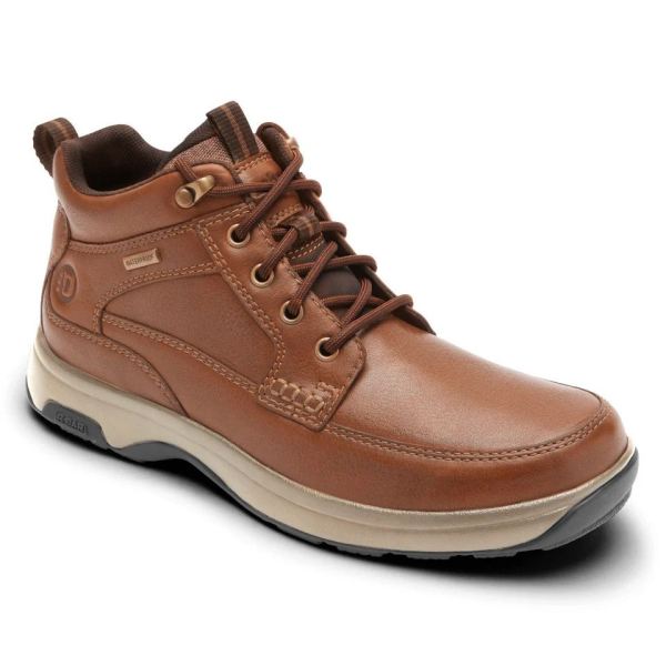 DUNHAM | MEN'S 8000 WATERPROOF MID BOOT-TAN - Click Image to Close