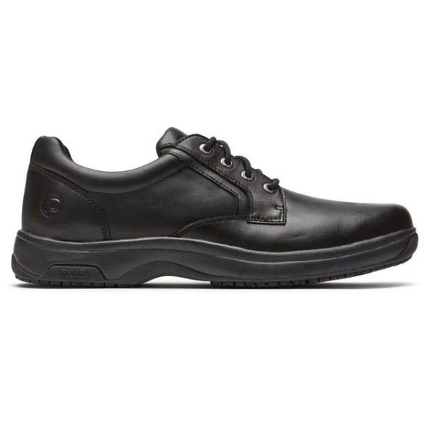 DUNHAM | MEN'S 8000 SERVICE PLAIN TOE OXFORD-BLACK