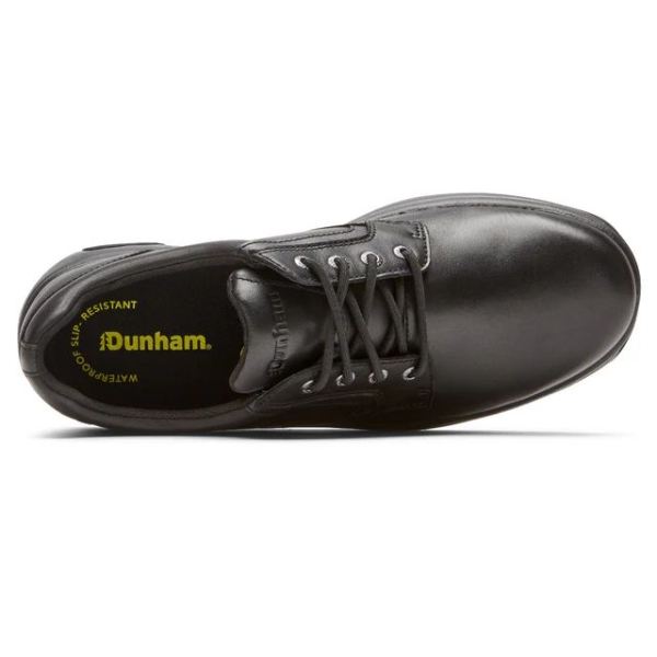 DUNHAM | MEN'S 8000 SERVICE PLAIN TOE OXFORD-BLACK