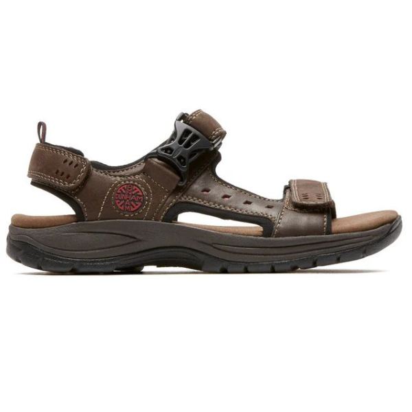 DUNHAM | MEN'S NOLAN ADJUSTABLE SANDAL-BROWN