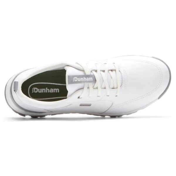 DUNHAM | MEN'S GLASTONBURY WATERPROOF UBAL WALKING SHOE-WHITE LEATHER/SUEDE